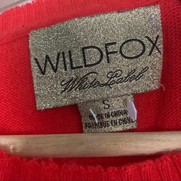 Wildfox | Shopping is my cardio red sequin sweater - Picture 3 of 6